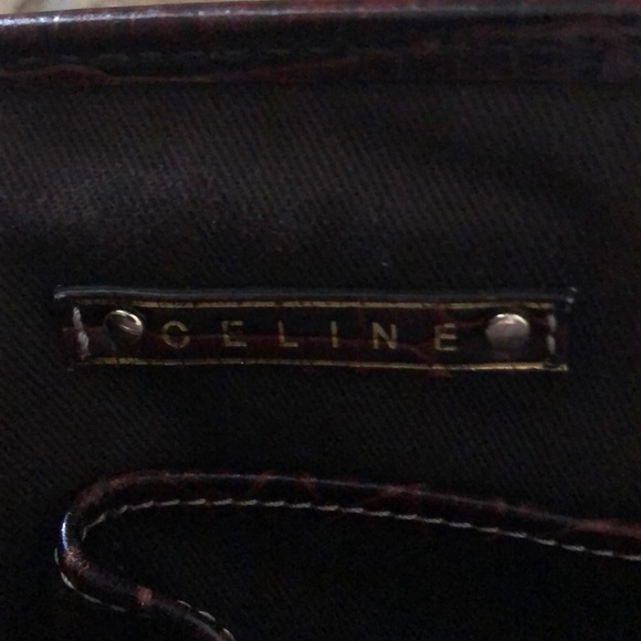 Authentic Celine exotic skin handbag w dust cover - Picture 5 of 9
